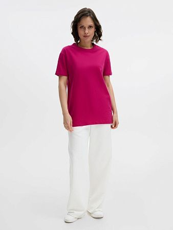 Футболка унисекс Regent 150, ярко-розовая (фуксия), размер XXS