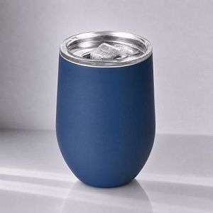 Термокружка «Vacuum mug C1», soft touch, 370 мл, цвет: синий