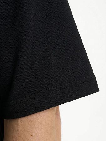 Футболка Oversize Premium 210, черная, размер S