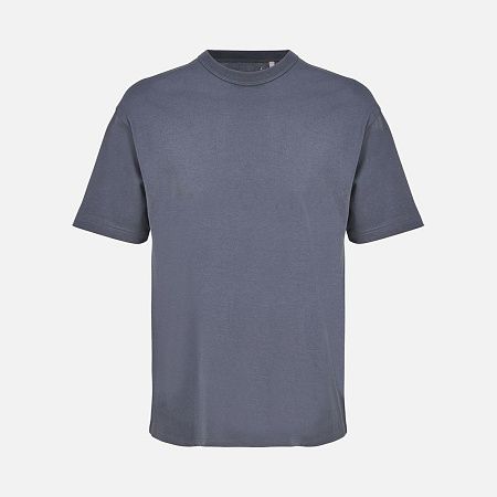 Футболка оверсайз мужская Boxy Men, темно-серая (графит), размер S