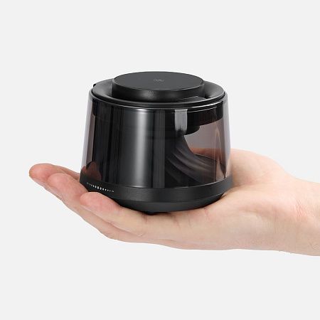 Bluetooth-колонка с подсветкой и беспроводной зарядкой Quantum, черная