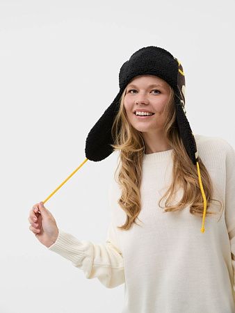 Шапка-ушанка на заказ Tricksy Vesh ver.2, акрил