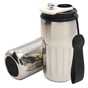 Термокружка Ashly To Go, белая/оранжевая/светло-зелёная