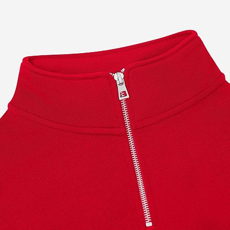 Толстовка на молнии унисекс Флоу (Flow), красная, размер 3XL/4XL