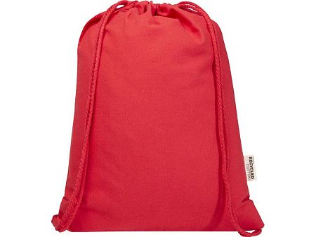 Рюкзак-мешок «Орегон Блэнд» из переработанного хлопка 140 г/м2