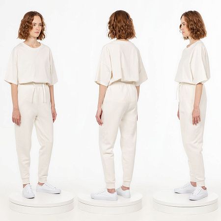 Джоггеры J2, молочно-белые, размер XS/S