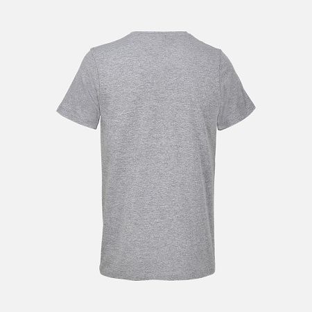 Футболка унисекс Regent с V-образным вырезом, серый меланж, размер XS