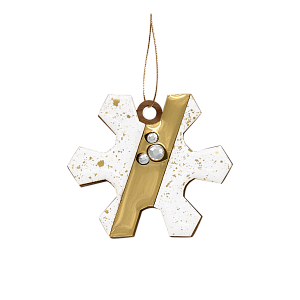 Ёлочная игрушка Снежинка