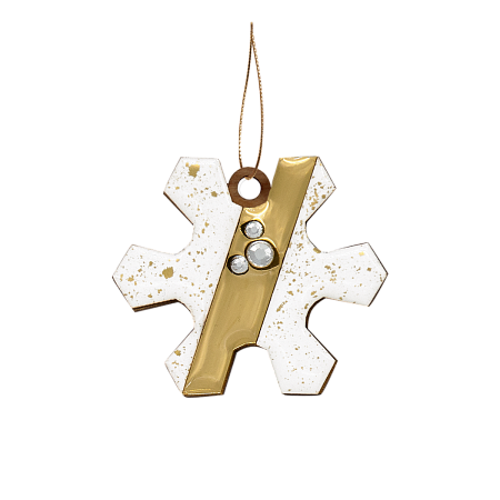 Ёлочная игрушка Снежинка