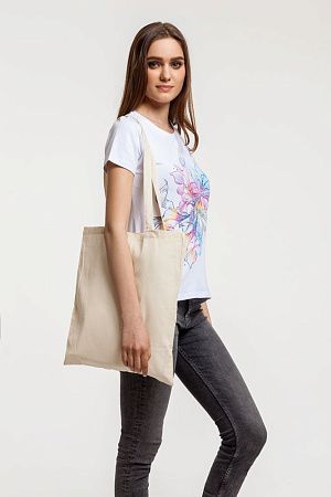 Холщовая сумка Basic 105, темно-синяя