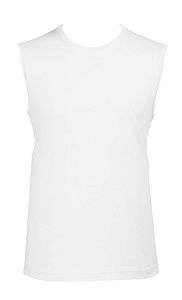 Футболка мужская без рукавов Jazzy 170, белая под нанесение