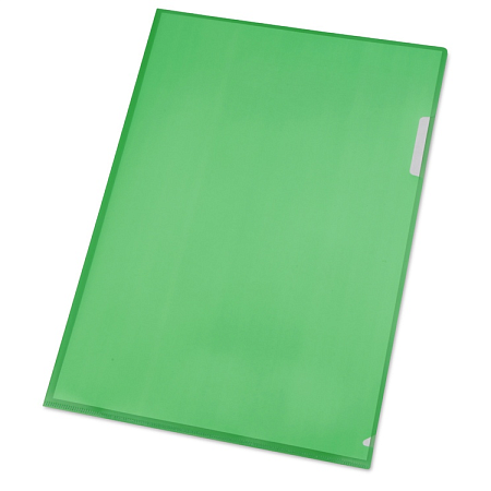 Папка уголок Workmate А4, плотность 180 мкр, зеленый