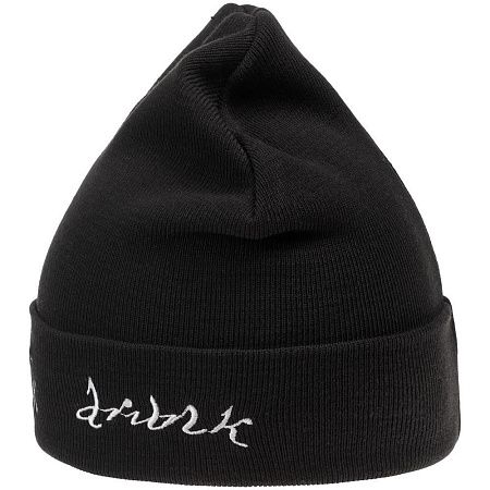 Шапка с вышивкой Drunk, черная
