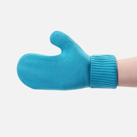 Варежки Yong, ярко-голубые, размер L/XL