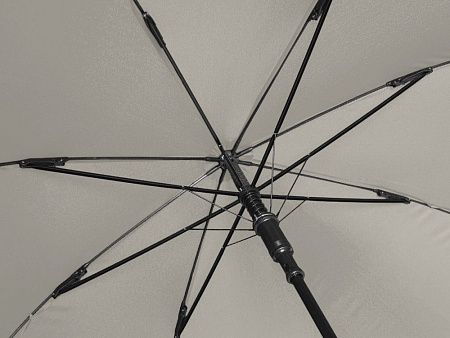 Зонт-трость Reviver с куполом из переработанного пластика