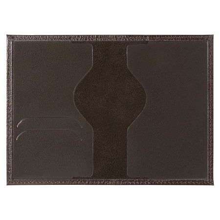 Обложка для автодокументов Leather Sky Flotter из натуральной кожи, коричневая 4273С