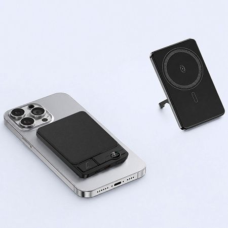 Внешний аккумулятор c беспроводной зарядкой Superb, 5000 mAh, черный