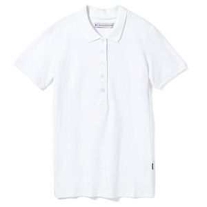 Рубашка поло женская Sunset, белая под нанесение