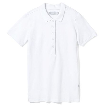 Рубашка поло женская Sunset, белая, размер XXL