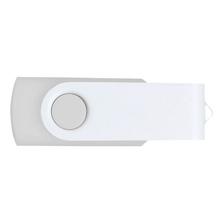 Флеш накопитель Twister 16GB, пластик Софт Тач/металл, белый/белый
