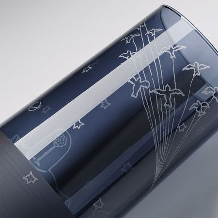Стакан для воды высокий Сапфир (Sapphire), синий