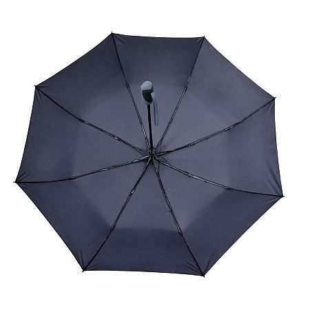 Зонт складной полуавтоматический Forest Rainman, диаметр 130 см, 8 панелей, в подарочной коробке, темно-синий