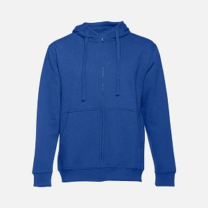 Толстовка мужская на молнии с капюшоном Amsterdam, светло-оранжевая