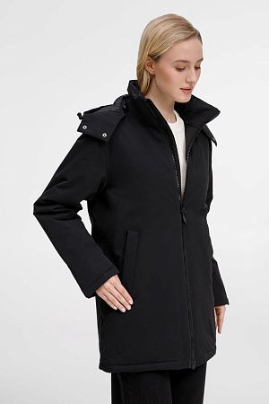 Куртка-парка унисекс Sfera, черная, размер L