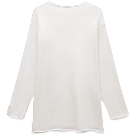 Лонгслив унисекс Siluetti Fuori, молочно-белый, размер L/XL