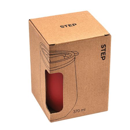 Термокружка (кофер) STEP SOFT 370мл Красная 6300.03