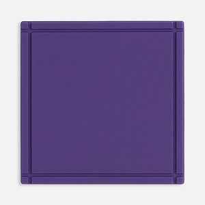 Лейбл из ПВХ Dzeta, L, фиолетовый