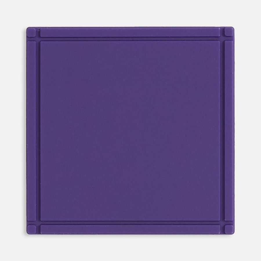 Лейбл из ПВХ Dzeta, L, фиолетовый