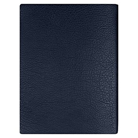 Ежедневник Flexy Foggia Leatherette B5, темно-синий, недатированный, в гибкой обложке  в подарочной коробке
