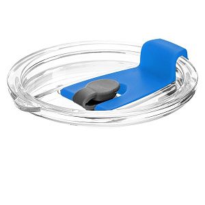 Крышка пластиковая к стакану стеклянному Mango, черная