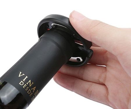 Штопор электрический Circle Joy, пластик, черный