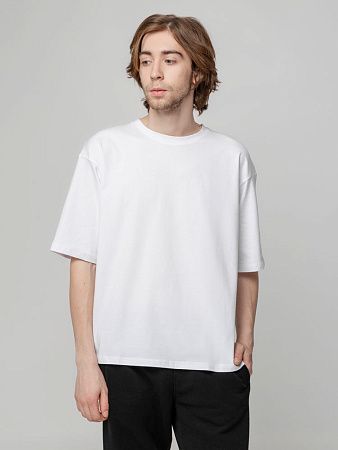 Футболка унисекс оверсайз Street Vibes, молочно-белая, размер M/L