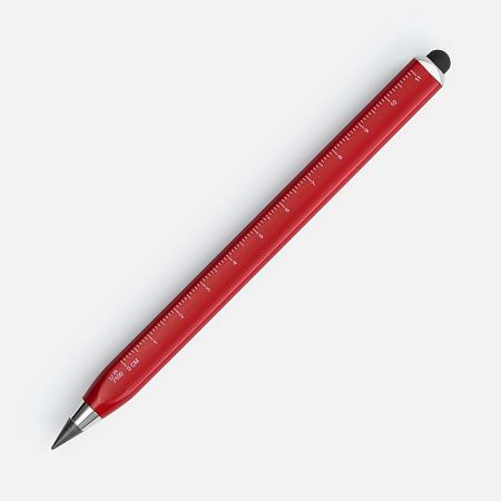 Вечный карандаш Tricore со стилусом, красный