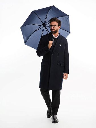 Зонт-трость Wind, темно-синий