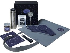 Подарочный набор «Re:Breathe» с перчатками, термосом и чаем