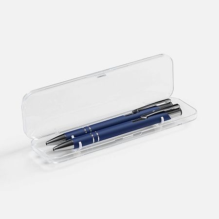 Набор из 2 ручек Keskus Soft Touch, синий