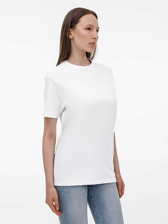 Футболка унисекс T-Bolka 180, белая, размер S