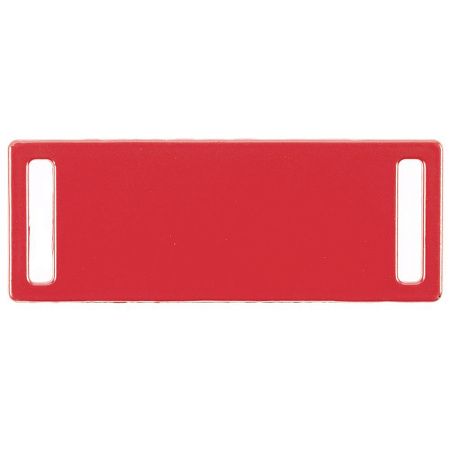 Шильдик металлический Kova, красный