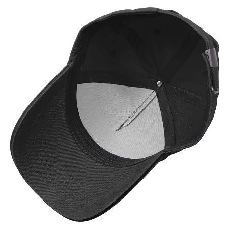 Кепка 5-панельная Greenwich 350, c черным сендвичем, черная