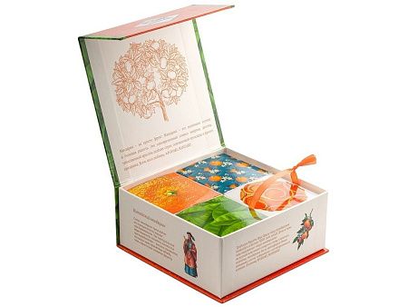 Подарочный набор с чаем и сладостями «ПодариМандари»