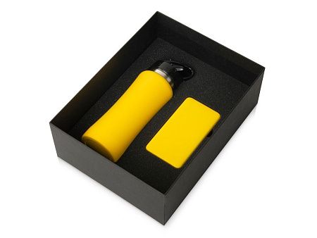 Подарочный набор «COLOR IT» с бутылкой для воды и повербанком 