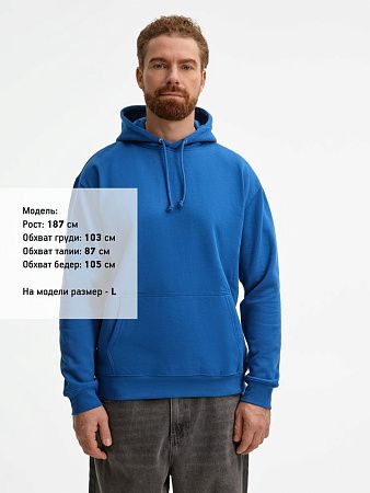 Худи унисекс Condor, ярко-синее, размер L