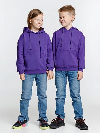 Худи детское Kirenga Kids 2.0, фиолетовое, размер 8 лет (118-128 см)