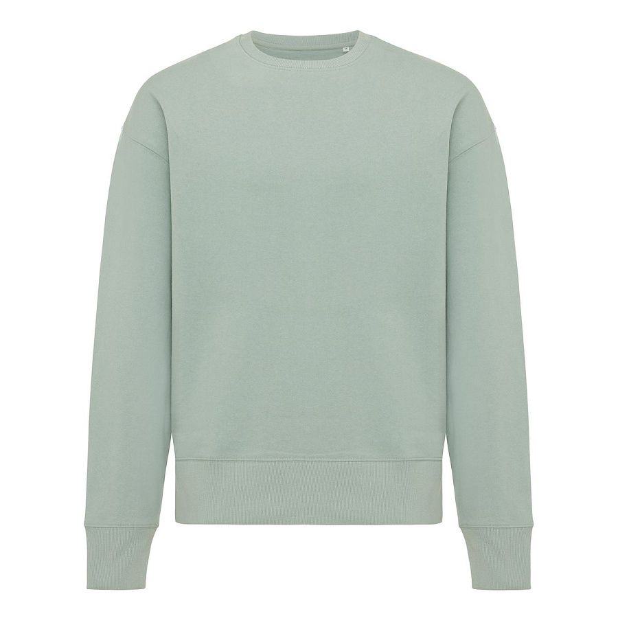 Свитшот Iqoniq Kruger из переработанного хлопка, свободный крой, унисекс, 340 г/м²