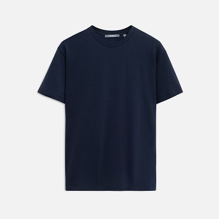 Футболка унисекс Крис (Kris), 150 гр., темно-синяя, размер L
