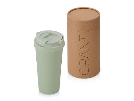 Вакуумная термокружка «Grant», soft-touch, тубус